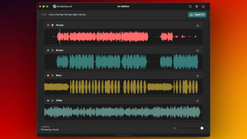 SoliderSound’s Go-Splitter desktop-based stem splitting software.