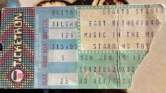 Steve's ticket from that fateful, inspiring day.