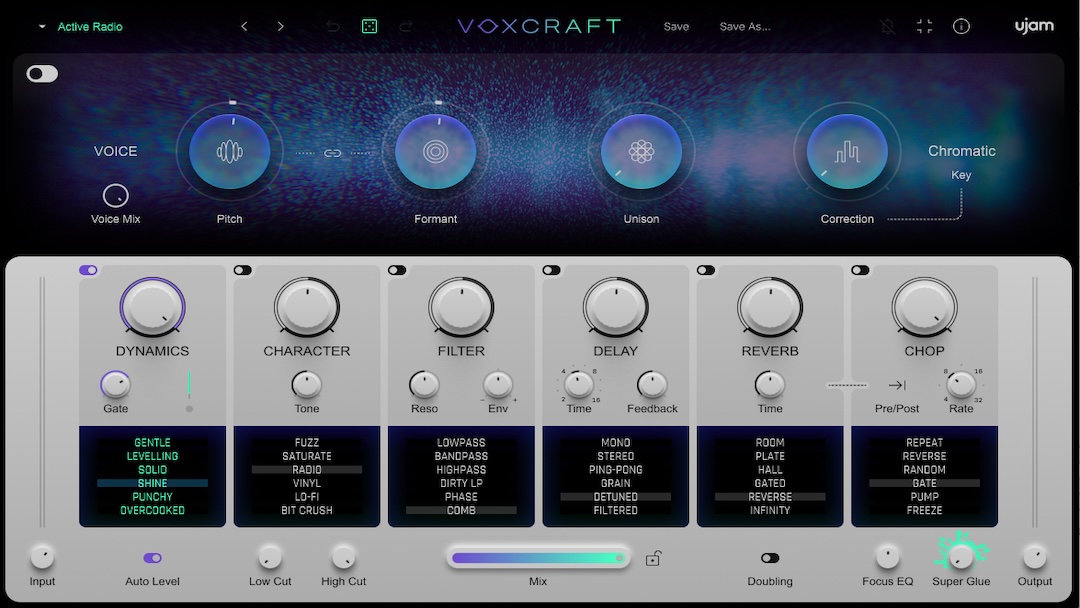 UJAM Voxcraft Vocal Multi-Effect Plug-in