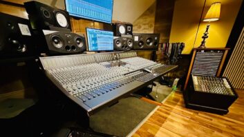 The new SSL Origin inside Kingsize Soundlabs' Studio A.