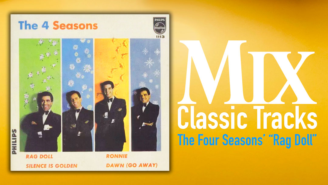 classic track, classic tracks, frankie valli, the four seasons, rag doll, 