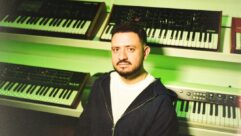 Chahayed’s typical production process is built around multiple keyboards and synthesizers, all of them ready to record at any time. Photo: Pooneh Ghana.