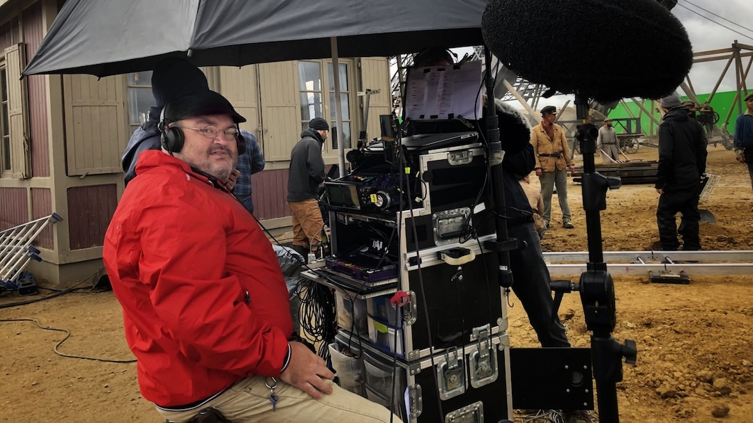 David Rit on set.