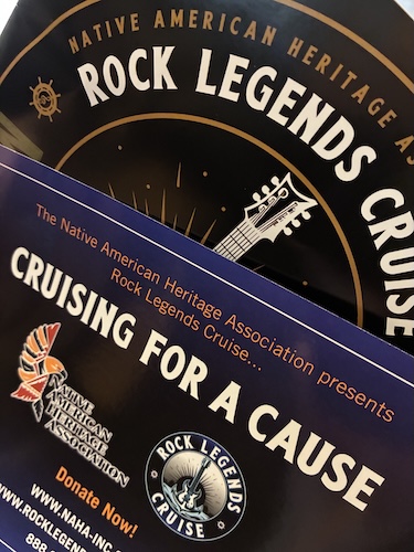 Aboard Rock Legends Cruise XIII. Photo: Steve La Cerra. 