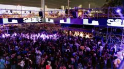 S3QUENC3 featured eight hangs of L-Acoustics L2D loudspeakers flown in an 8.1 configuration. Photo: Sienna Wilson.