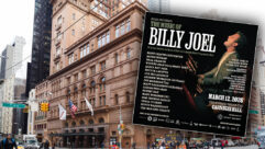 The music of Billy Joel will be honored at this year's annual 'Music Of' music education charity concert at New York City's Carnegie Hall on Thursday. Photo: Wdstock/Getty Images. Inset: Courtesy of “Music Of;” Photo by Danny Clinch.