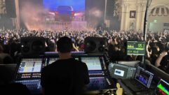 James Butera at his DiGiCo Quantum 338 desk on Halsey's recent 'Back to Badlands' tour.