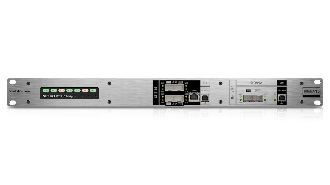 SSL Net I/O ST 2110 Bridge.