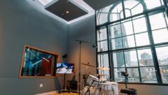 Rooms feature 20-foot ceilings and views of the Empire State Building.