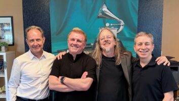 (L to R:) Matthew Davidge (Partner), Dave Hetrick (President), John Jennings (Outgoing President) and Joe Covey (CEO.)