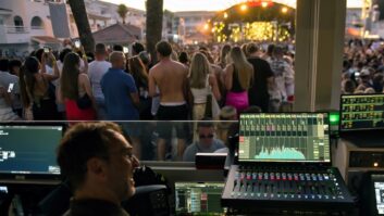 Wayne “Rabbit” Sargeant, FOH engineer for Calvin Harris, is using an SSL System T TCA Flypack for the famed DJ’s upcoming residency at Ushuaïa, Ibiza's open-air venue.