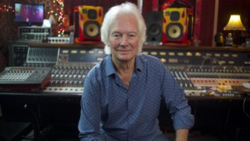Mix engineer Jim Scott in front of the Neve 8048 console at his Plyerz Studios, where he remixed Tales of Ordinary Madness. Photo: Riley Reiss