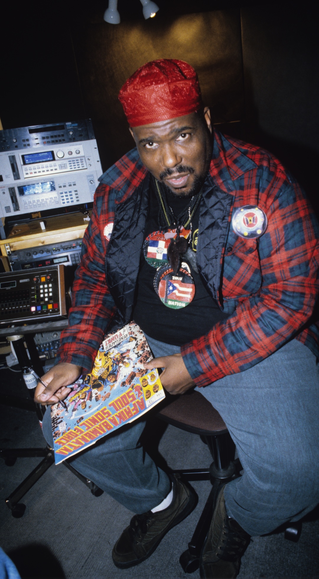 Afrika Bambaataa in 1995. Photo: Des Willie/Redferns/Getty Images