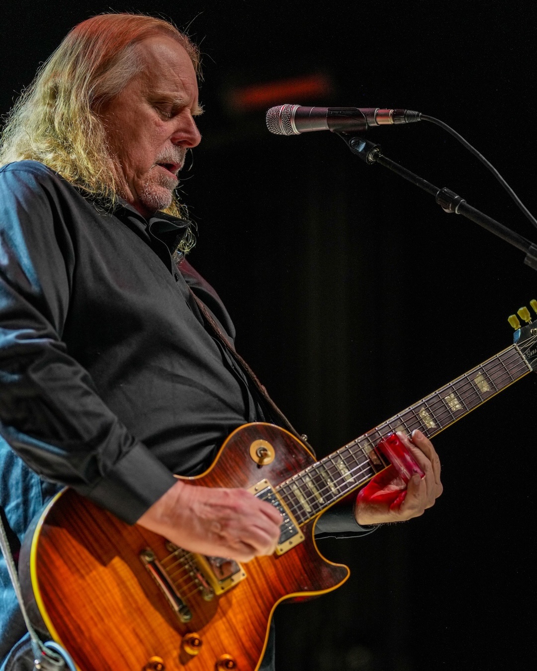 Warren Haynes in Santa Fe, N.M., near the beginning of his Winter of Warren tour, which included a solo leg, then the Warren Haynes Band, then Gov’t Mule over the first five months of 2026. PHOTO: Josh Hitchens