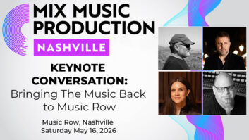 Mix Nashville Keynote: BRINGING THE MUSIC BACK TO MUSIC ROW