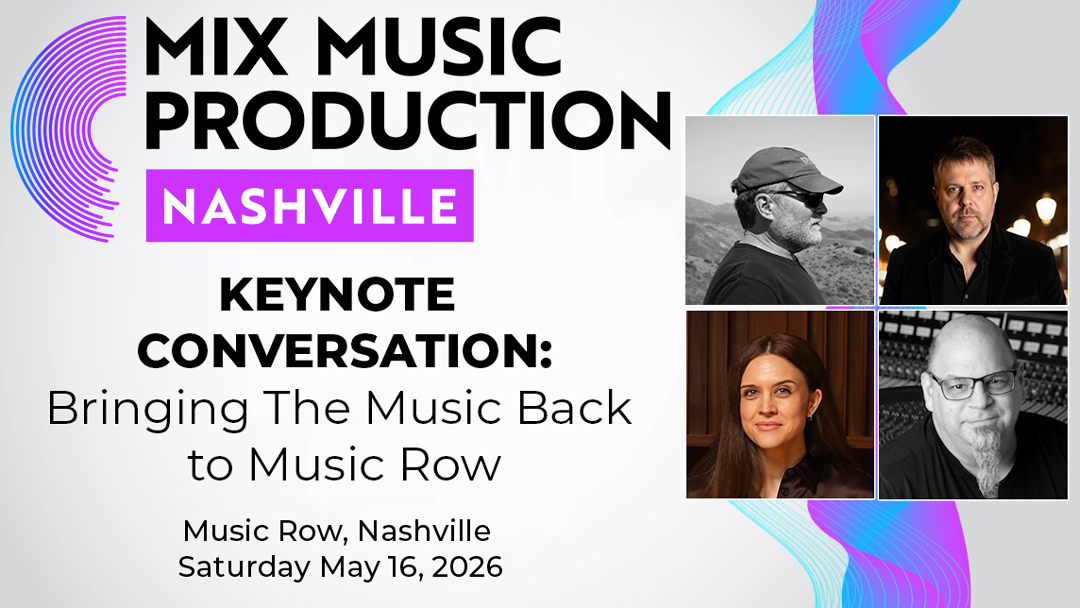 Mix Nashville 2026 Announces Keynote!