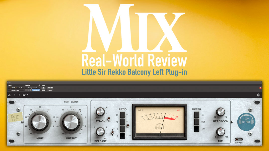 Mix Review: Little Sir Rekko Balcony Left Plug-In - Mixonline