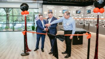 Biamp's new Biamp History Museum was opened at the company's headquarters with a ribbon cutting ceremony.