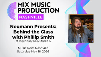 Mix Nashville 2026 Adds ‘Neumann Presents: Behind the Glass at RCA Studio with Phillip Smith!’