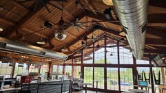 The Angry Orchard Walden Cider House has been outfitted with Biamp Desono architectural loudspeakers.