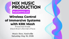 Mix Nashville 2026 Adds KRK Mesh Demo!