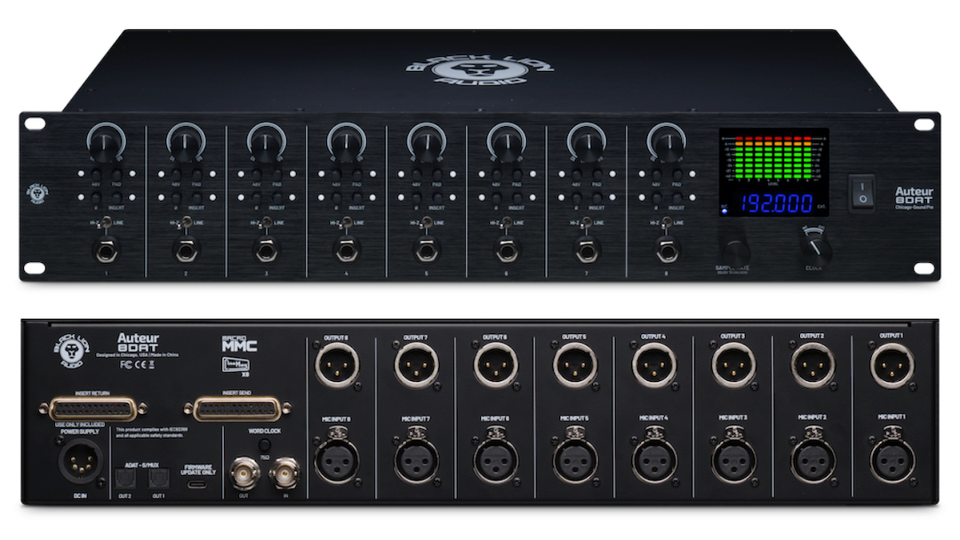 Black Lion Audio Auteur 8DAT Preamp/Word Clock Debuts - Mixonline