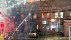 Steve Evetts studio was decimated by fire, Sunday, May 3, 2026. Photo: Steve Evetts, with permission, via Instagram.