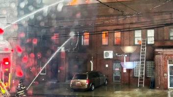 Steve Evetts studio was decimated by fire, Sunday, May 3, 2026. Photo: Steve Evetts, with permission, via Instagram.