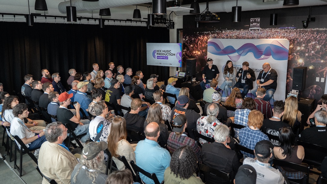 The Keynote and the Mix Panel Series took place on the fourth floor of BMG’s Nashville headquarters. Photo: Future/Kevin Craig