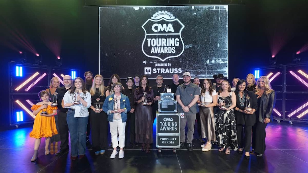 "The 20th Annual CMA Touring Awards" winners on Tuesday, June 2, 2026 at The Pinnacle in Nashville, TN. Photo: John Russell/CMA