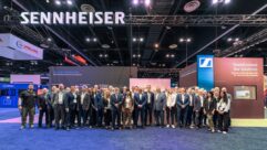 The Sennheiser team at last year's InfoComm.