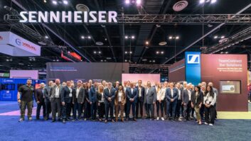 The Sennheiser team at last year's InfoComm.