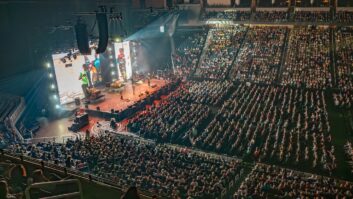 CCM stalwarts Third Day are amidst their 30th anniversary tour, and carried sizable production on the spring leg, including a JBL VTX P.A.