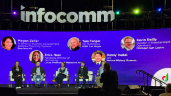 InfoComm's “The Experience Engine: How AV is Driving Engagement and Revenue in Entertainment Venues” panel on Wednesday.