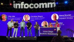 The first-ever Vision Stage Showdown closed out Wednesday’s offerings on InfoComm's Central Hall Vision Stage.
