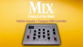 Softube Console 1 Compact DAW Controller – A Mix Product of the Week