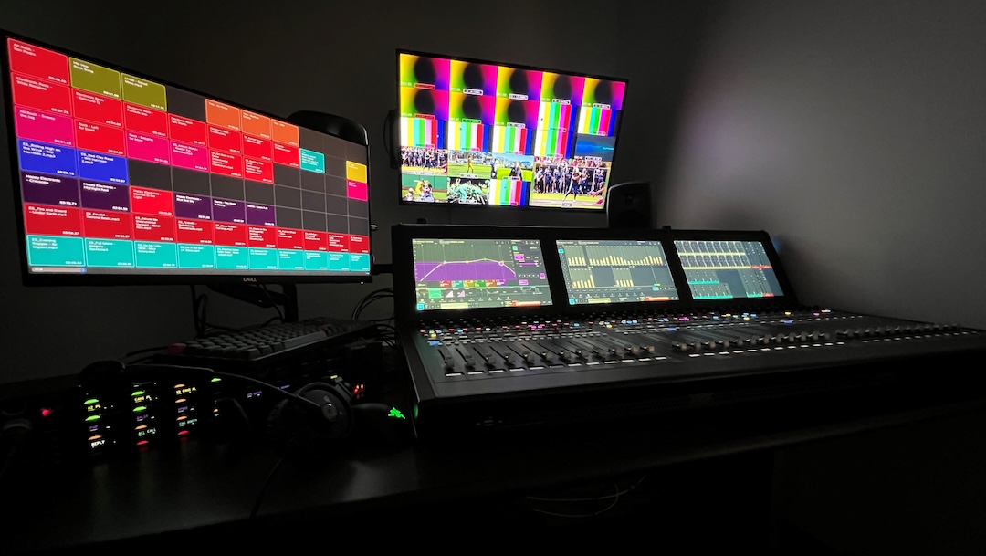 The Savannah Bananas baseball team’s BTV has installed three Calrec Argo M 36-fader consoles, three Type R systems and True Control 2.0 at its broadcast production facility.