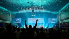 Able to seat 3,000, Church on the Queensway covers the crowds with a d&b audiotechnik SL-Series XSL line array system.