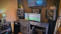 MPG-nominated Atmos mixer Kurt Martinez's backyard mix room centers around PMC speakers controlled by an Audient ORIA.