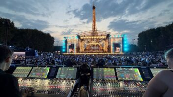 Two Lawo 48-fader mc²56 consoles were used at front-of-house.