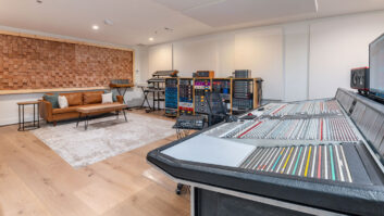 Studio 4, an homage to the Nicolo brothers’ studio, where Yip was formerly a partner, features an SSL 6040E console and an airy, clean and white interior design.