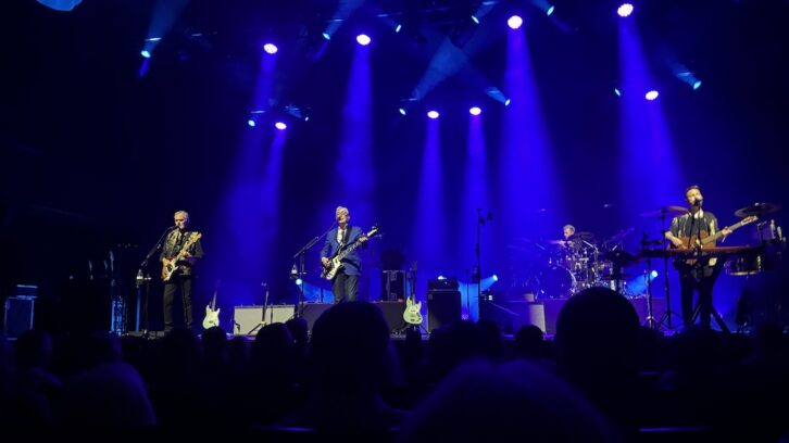 10CC, live inside Reykjavík's Harpa Concert Hall. Photo: Larry Jaffee.