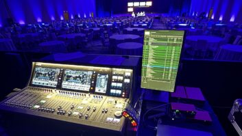 Focusrite’s RedNet TNX has become part of Andrew Dewar’s live event workflow.