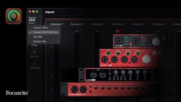 More Focusrite audio interfaces are now compatible with the company’s Control 2 app.