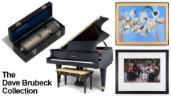 Some of the many items offered in the Dave Brubeck Collection auction. Photos: Julian's Auctions.
