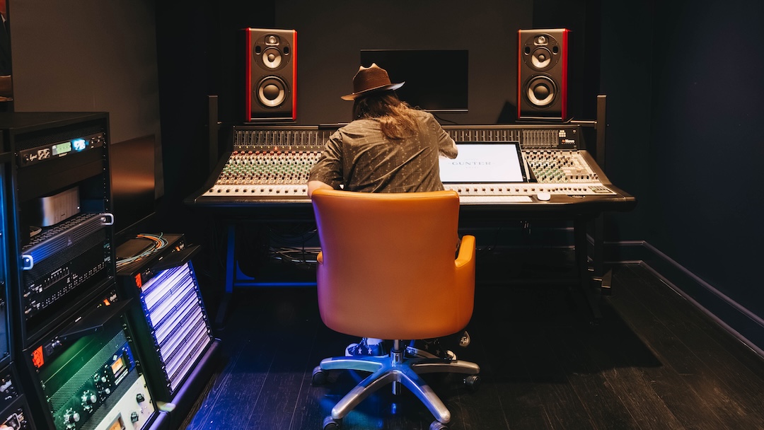 The Gunter Studio control room centers around a Neve Genesys Black 48-channel hybrid mixing console. Photo: Brittany Sudwischer.