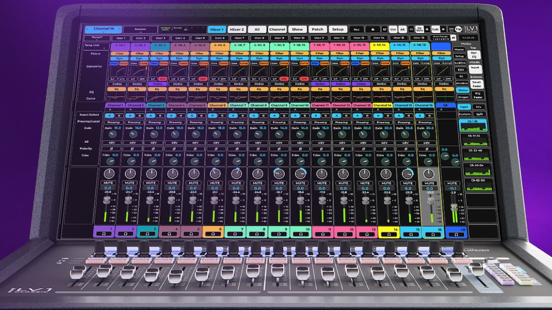 Waves’ eMotion LV1 Live Mixer v17