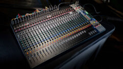Soundcraft’s 32-channel Signature Plus Series analog mixer.