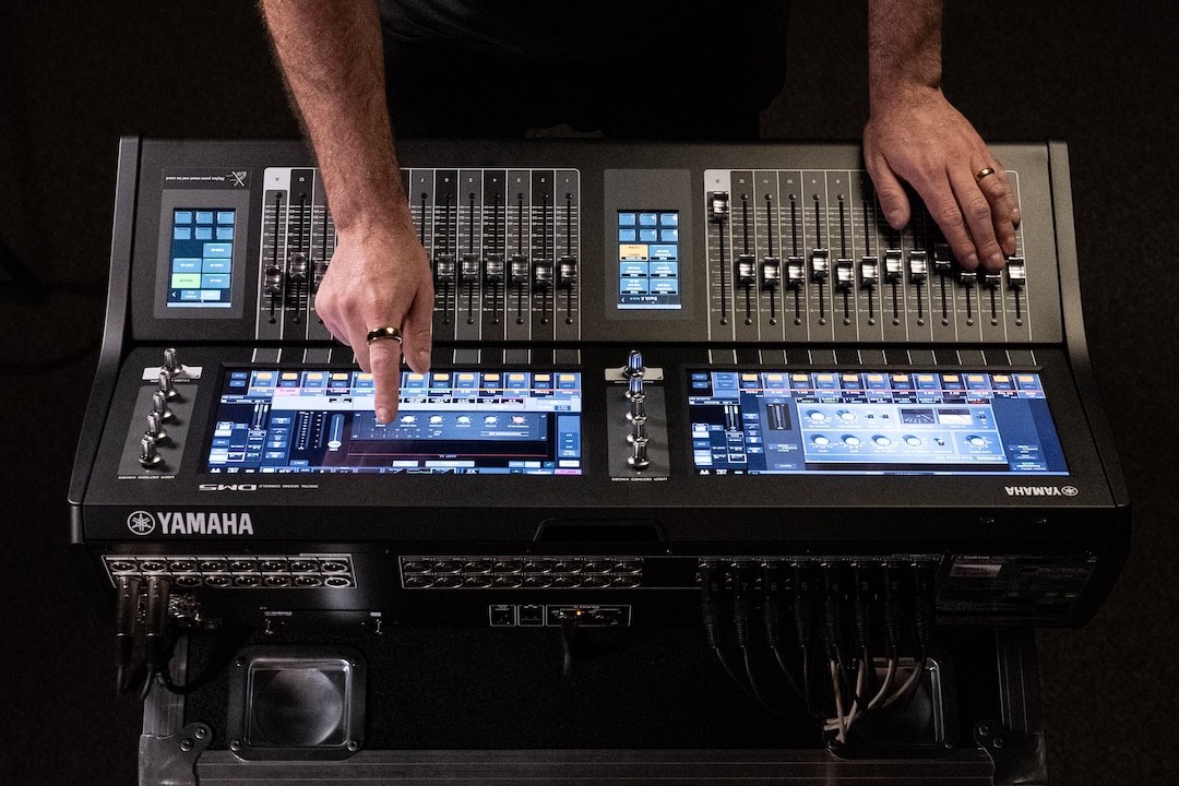 Yamaha's DM5 is a dual-bay 60-channel console with 26 faders.