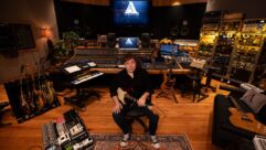 David Kalmusky’s Addiction Sound Studio, relocated to the former Masterfonics building at the top of Nashville’s Music Row, has been set up to accommodate his multiple titles— producer, engineer, artist, songwriter—all at the same time, with all instruments and gear instantly available. Photo: Daniel Shippey.
